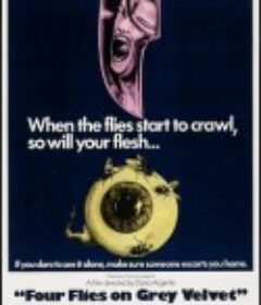 灰天鹅绒上的四只苍蝇 4 mosche di velluto grigio            (1971)