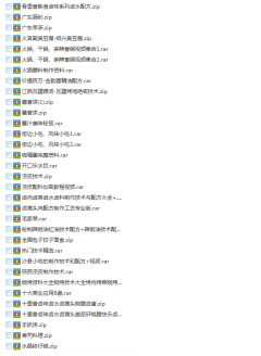 全国各地著名特色小吃配方技术教程 地摊小吃 全套视频资料 2020
